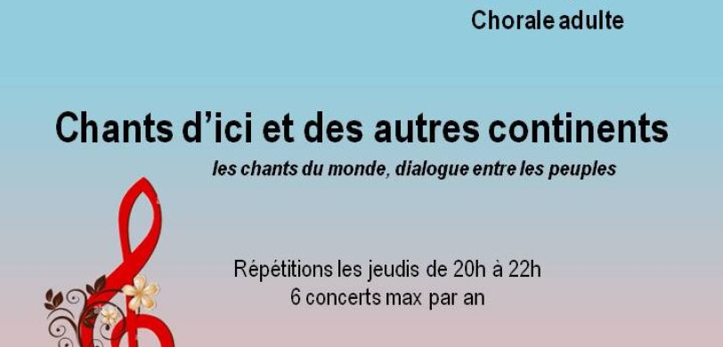 Inscription pour la chorale adulte