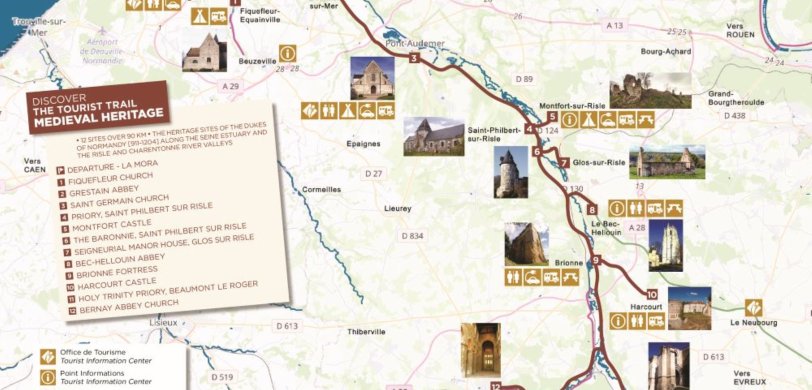Route touristique Héritage Médiéval anglo-normand