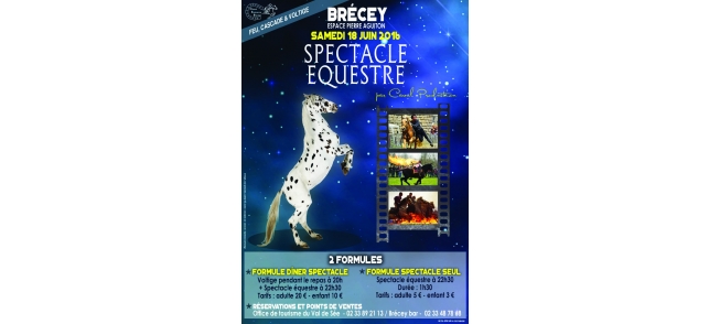 Spectacle équestre de haute voltige - Brécey (Manche)