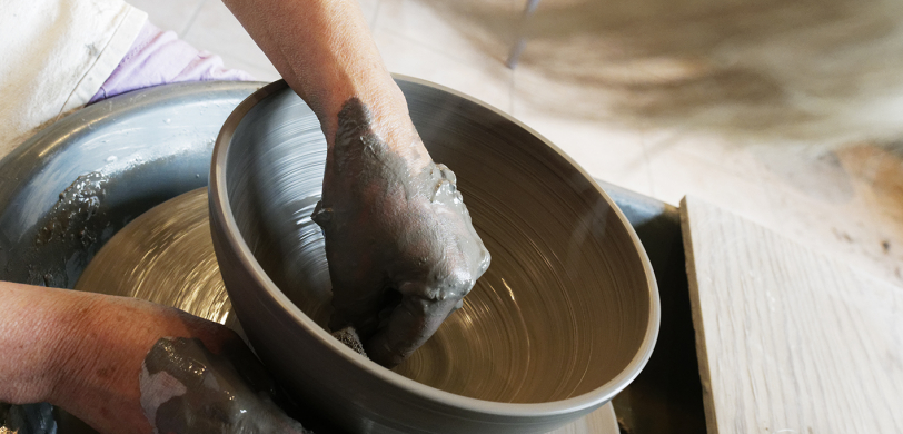 Randonnée découverte, Longueville-sur-Scie et l'atelier poterie Anne Gosselin