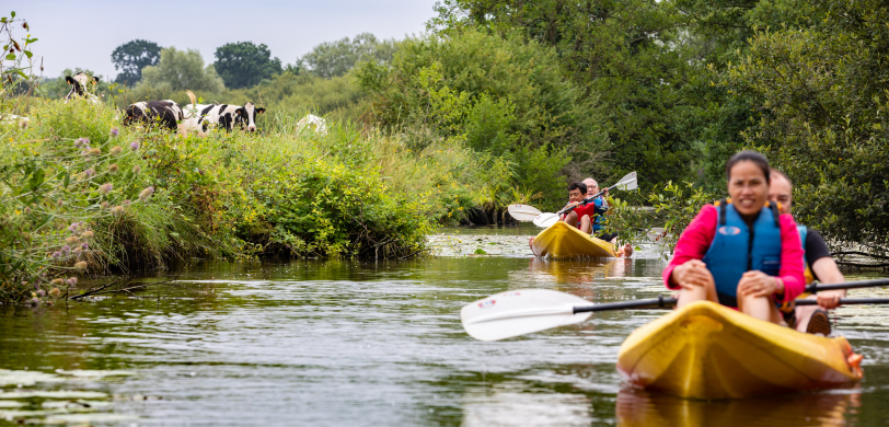 Kayak dans les marais de Neuilly