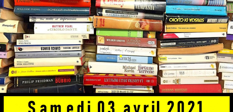 FOIRE AUX LIVRES/   d’occasions…..  bouquins, BD, romans…livres en tout genres… 