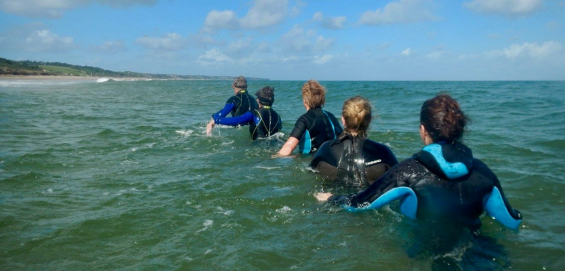 Balade en longe côte sur Omaha Beach