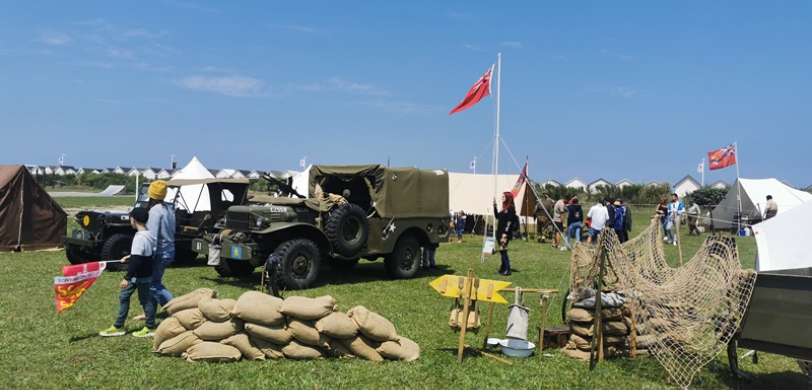 Reconstitution camp militaire – Camp Nan white