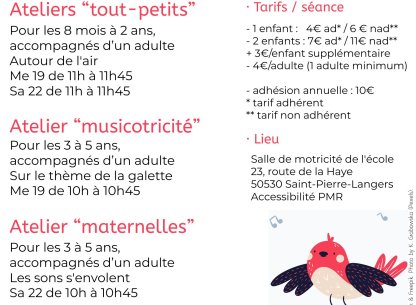 L'agenda des sorties avec Tendance Ouest